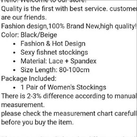 Black Rhinestone Studded Fishnets - Picture 4 of 4